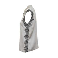 Camasi Alberta Ferretti Dama - Camasi Alberta Ferretti Alberta Ferretti Satin Shirt With Lace GREY Femei (BM 14772919) - B-mall.ro
