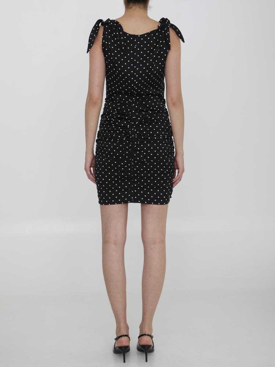 Rochii Dolce & Gabbana Midi Dress With Polka-Dot Print Black Femei (BM 14774344) 4