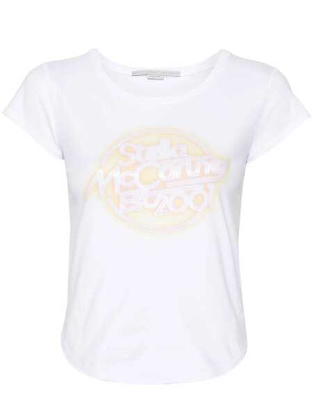 Tricouri Stella McCartney Stella McCartney Neon Logo T-Shirt WHITE Femei (BM 14775481) 1