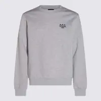 Pulovere A.P.C. Light Grey Cotton Sweatshirt Femei
