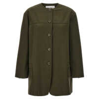 Geci Max Mara 'Recital' Midi Jacket Femei