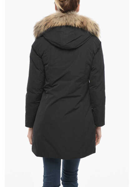 Geci de iarna Woolrich Removable Fur Modern Vail Down Jacket Black Femei (BM 14793427) 2