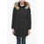 Woolrich Removable Fur Modern Vail Down Jacket Black