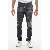 Blugi drepti Cool Guy Denims With Paint Motif Barbati