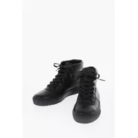 Sneakers Woolrich Solid Color Leather Hiking Sneakers
