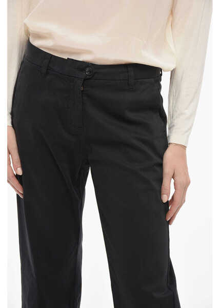 Pantaloni casual Woolrich Relaxed-Fit Chino Pants Black Femei (BM 14793697) 3