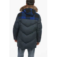 Geci de iarna Woolrich Utility Down Jacket With Buffalo Check Details And Detachabl