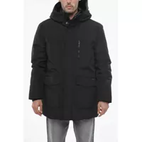 Geci de iarna Cotton And Nylon Cleveland Down Jacketwith Hidden Closure Barbati