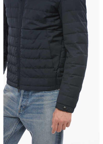 Geci de iarna Woolrich Quilted Luxe Lightweight Down Jacket With Zip Closure Blue Barbati (BM 14794033) 3