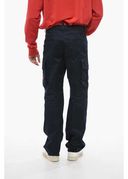 Pantaloni casual DSQUARED2 Cargo Drawstringed Pants Blue Barbati (BM 14794129) 3