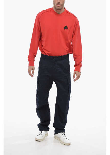 Pantaloni casual DSQUARED2 Cargo Drawstringed Pants Blue Barbati (BM 14794129) 4