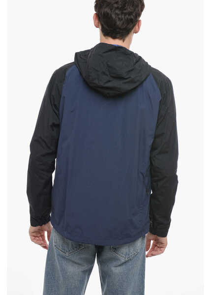 Jachete Woolrich Two-Tone Mountain Stroll Utility Jacket With Hood Blue Barbati (BM 14794201) 2