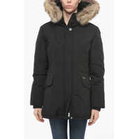 Geci de iarna Down Jacket Gleeley With Removable Fur Femei