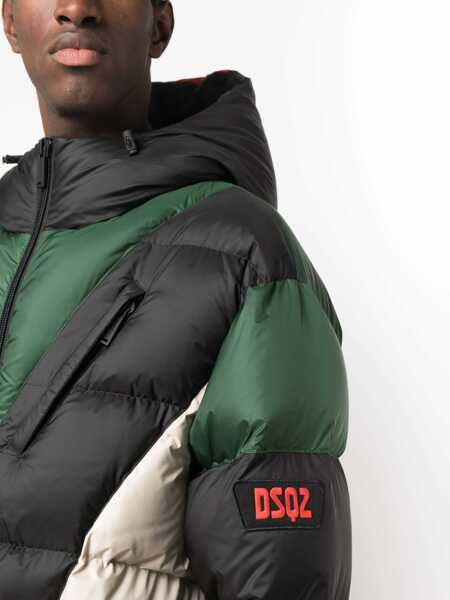 Geci de iarna DSQUARED2 Oversized Down Jacket With Flap Pockets Multicolor Barbati (BM 14794309) 5