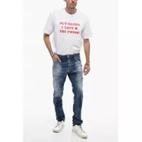 Blugi drepti DSQUARED2 pentru Barbati - Blugi drepti DSQUARED2 Cool Guy Denims With Distressed Detail Blue Barbati (BM 14794330) - B-mall.ro