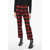 Woolrich Stretch Wool Pants With Check Pattern Black