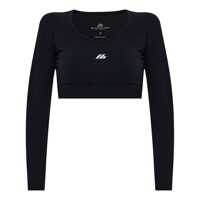 Topuri Balenciaga Logo Cropped Top Femei