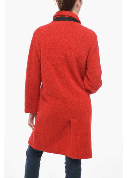 Paltoane Woolrich Boucl Wool Hazelton Coat Red Femei (BM 14798902) 2