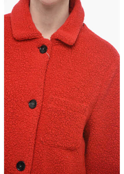 Paltoane Woolrich Boucl Wool Hazelton Coat Red Femei (BM 14798902) 3