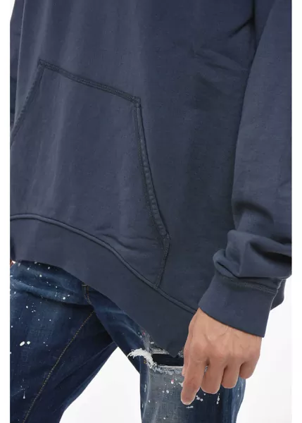 Bluze de trening DSQUARED2 Cool Fit Sweatshirt With Logo Print Blue Barbati (BM 14799763) 3