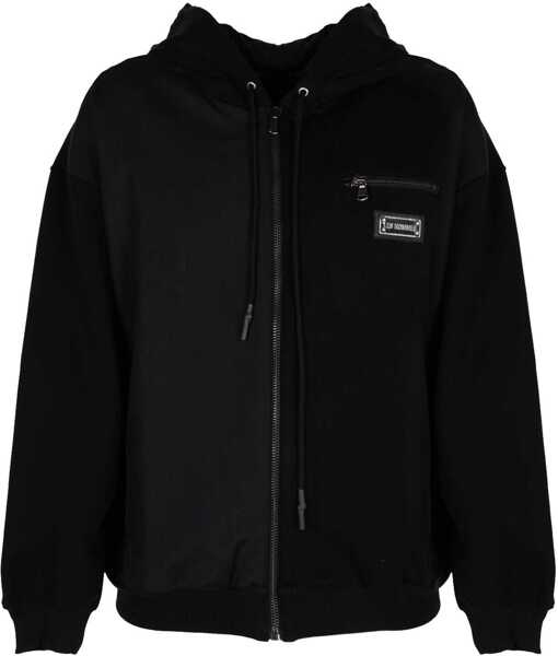 Bluze de trening Les Hommes Zip Hoodie LBH3000700N Czarny Femei (BM 14800534) 2