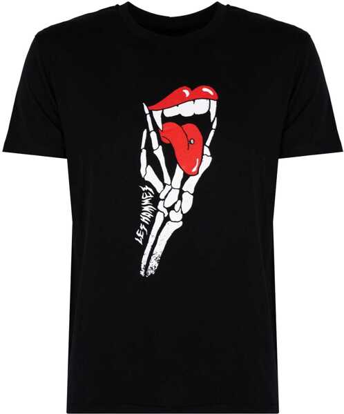 Tricouri Les Hommes Tongue Prank LBT1003700P Czarny Femei (BM 14800564) 5