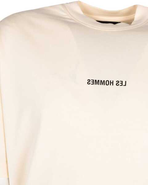 Tricouri Les Hommes Happy Pictures Oversize LBT1015700P Beowy Femei (BM 14800573) 3