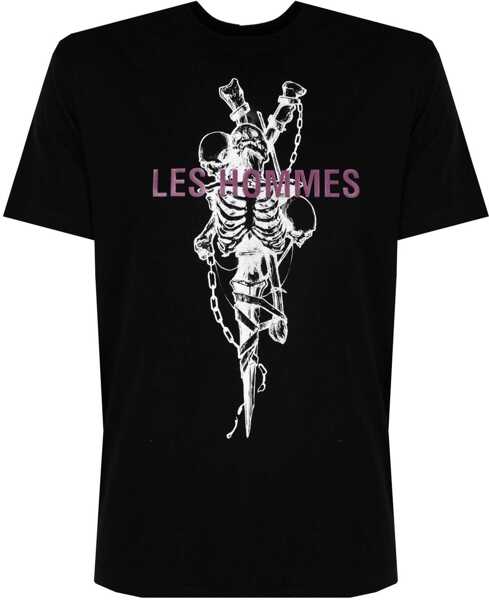 Tricouri Les Hommes Skeleton LBT1025700P Czarny Femei (BM 14800585) 5