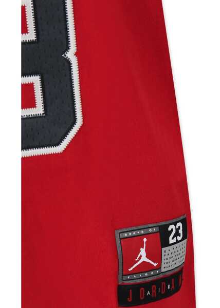 Tricouri Nike Air Jordan 23 Crew-Neck T-Shirt With Maxi Embossed Logo Red Baieti (BM 14800723) 3