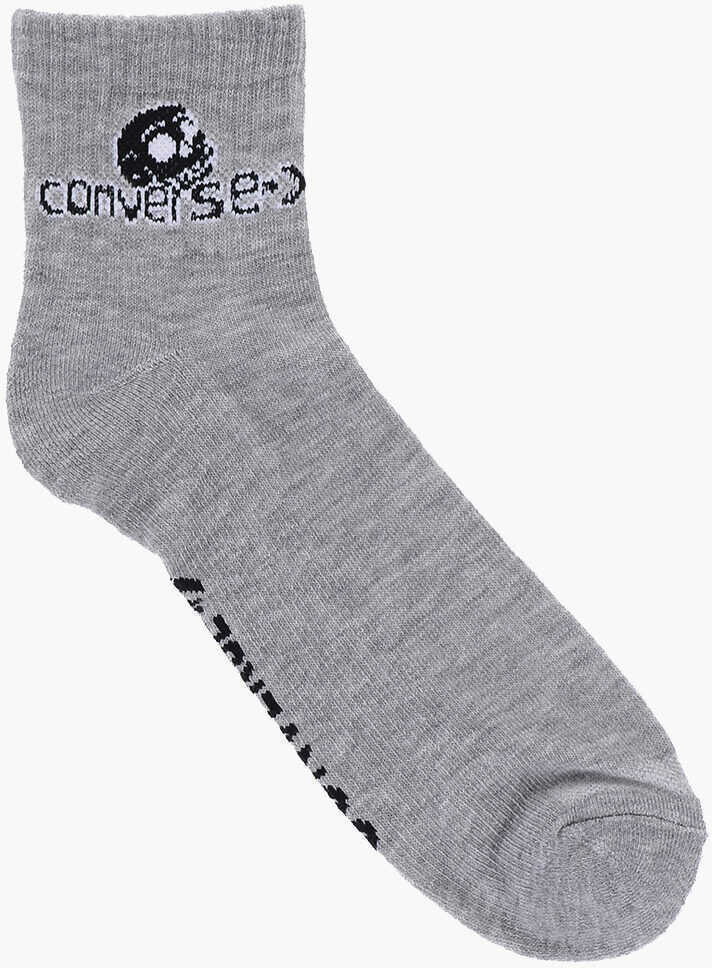 Sosete Converse Set Of 3 Stretch Fabric Socks With Contrasting Details Multicolor Barbati (BM 14800729) 4