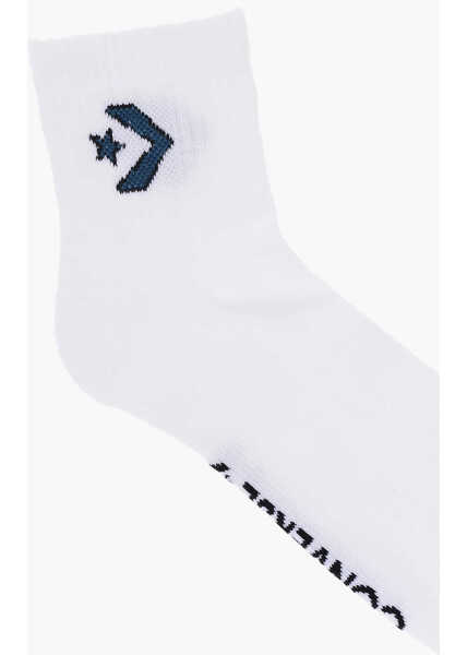 Sosete Converse Embroidered Two-Tone Socks Black & White Barbati (BM 14800732) 3