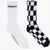 Converse Two-Tone 2 Pair Sock Set Black & White