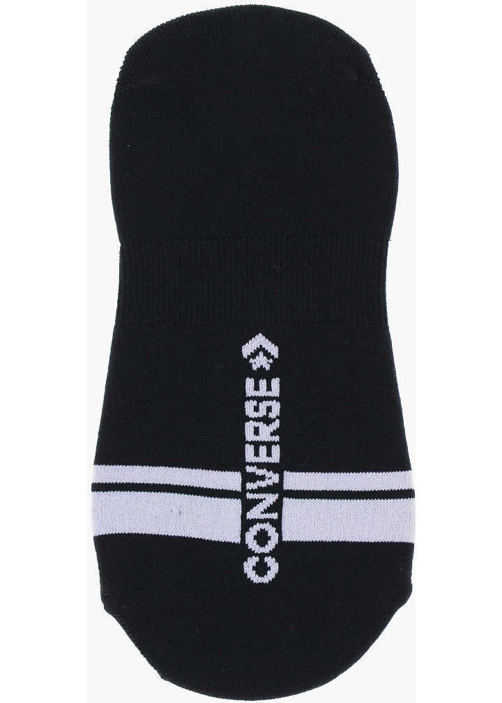 Sosete Converse 2 Pairs Of Socks With Cotrast Details Black Fete (BM 14800741) 3
