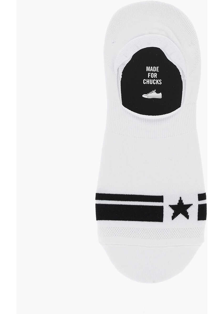 Sosete Converse 2 Pairs Of Socks With Contrast Detailing Black & White Fete (BM 14800744) 2