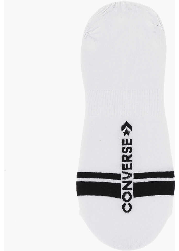 Sosete Converse 2 Pairs Of Socks With Contrast Detailing Black & White Fete (BM 14800744) 3