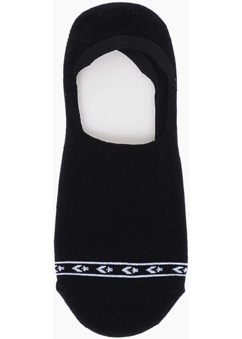 Sosete Converse 2 Pairs Of Socks With Contrast Detailing Black & White Fete (BM 14800747) 2