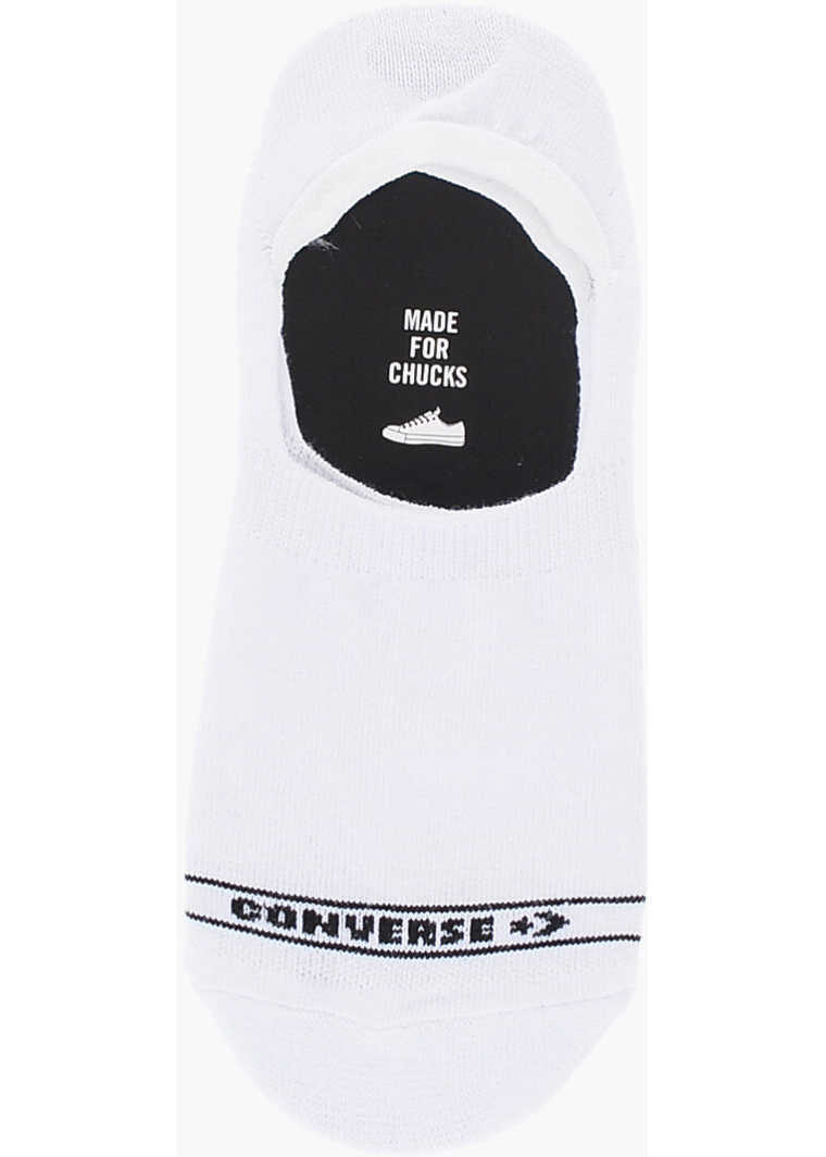 Sosete Converse 2 Pairs Of Socks With Contrast Detailing Black & White Fete (BM 14800747) 4