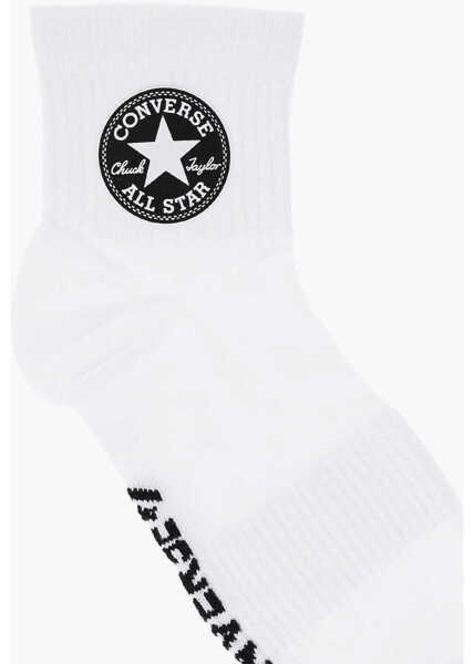 Sosete Converse Two Color Ribbed 2 Pair Socks Black & White Fete (BM 14800756) 3