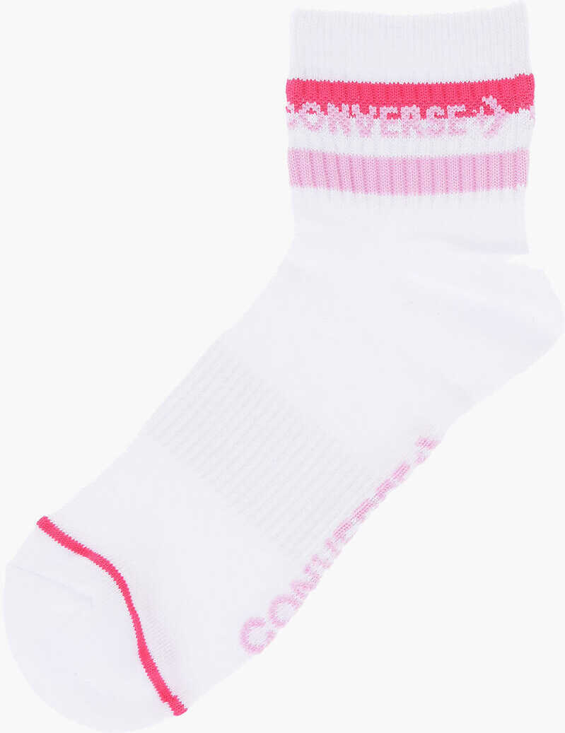 Sosete Converse All Star Chuck Taylor Ribbed 2 Pairs Of Socks Set White Fete (BM 14800759) 4