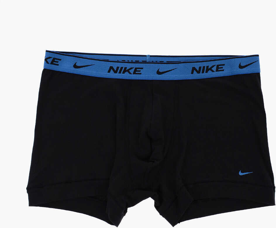 Lenjerie intima Nike Set Of 3 Stretch Cotton Boxers With Logo Elastic Waistband Black Barbati (BM 14800762) 2