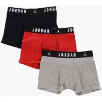 Chiloti Air Jordan Set Of 3 Stretch Cotton Boxer With Logoed Elastic Baieti