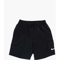 Sorturi de baie Solid Color Swim Shorts With 4 Pockets Baieti