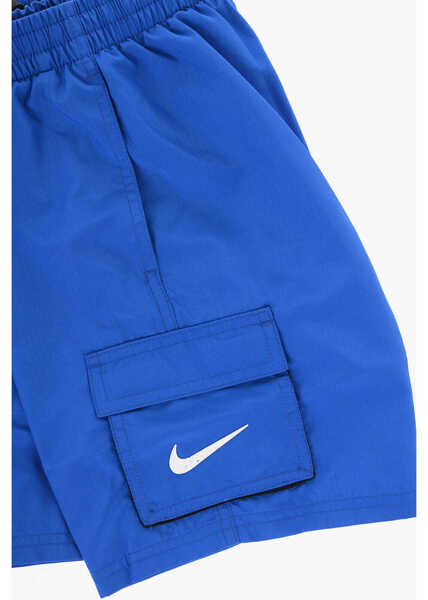 Sorturi de baie Nike Solid Color Swim Shorts With 4 Pockets Blue Baieti (BM 14800771) 2