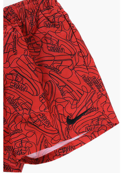 Bermude Nike All-Over Printed 4 Volley Short Swim Black Baieti (BM 14800780) 2