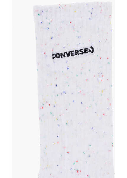 Sosete Converse Embroidered Long Socks White Fete (BM 14800807) 2