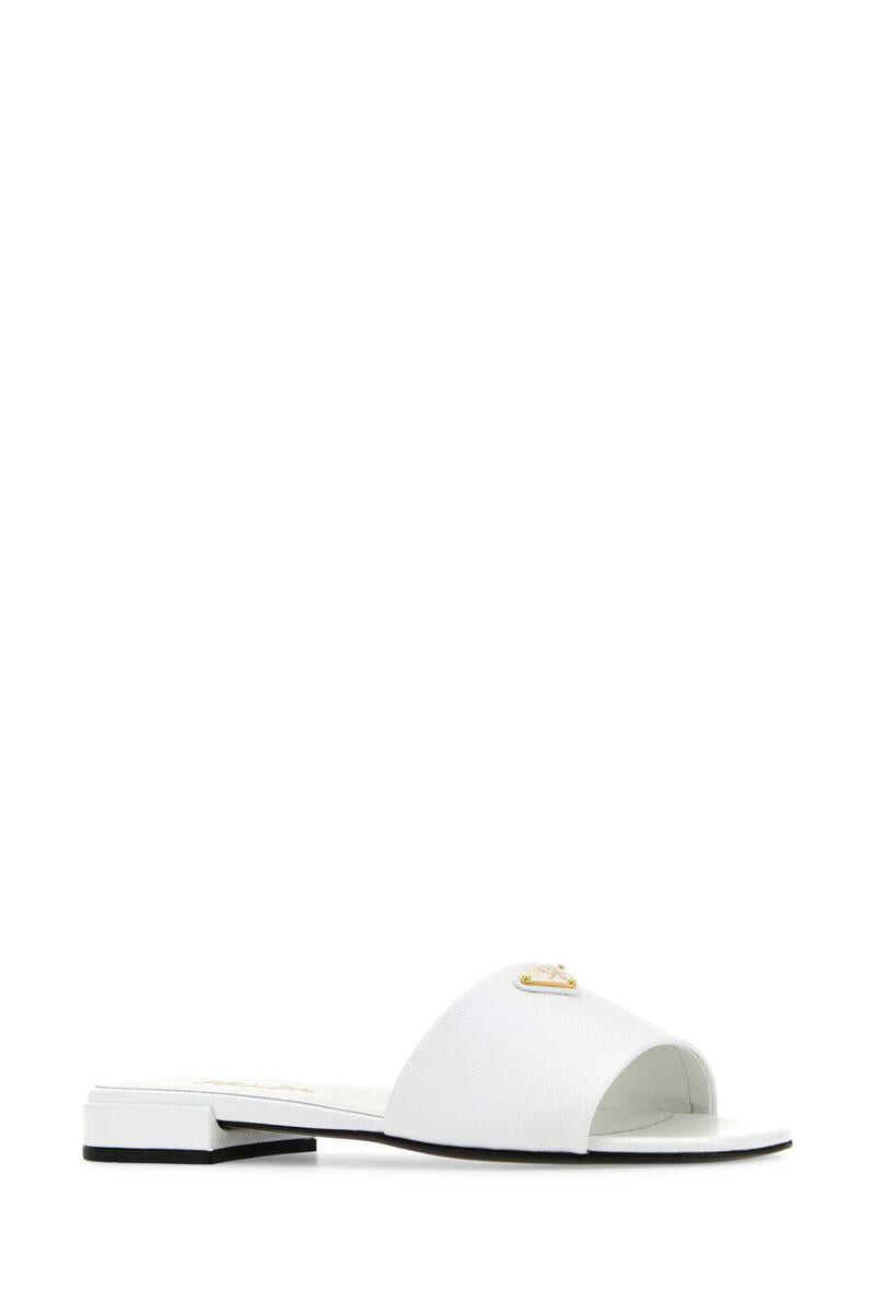 Sandale Prada Prada Slippers WHITE Femei (BM 14801317) 2