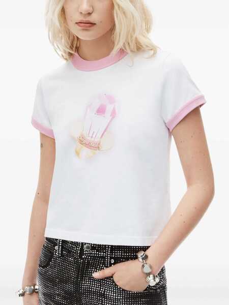 Tricouri Alexander Wang Alexander Wang T-Shirt WHITE Femei (BM 14807332) 4