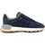 Maison Margiela Mm22 Lace-Up Sneakers With Fringed Detail Blue
