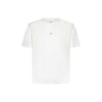 Tricouri C.P. Company White Cotton T-Shirt Barbati
