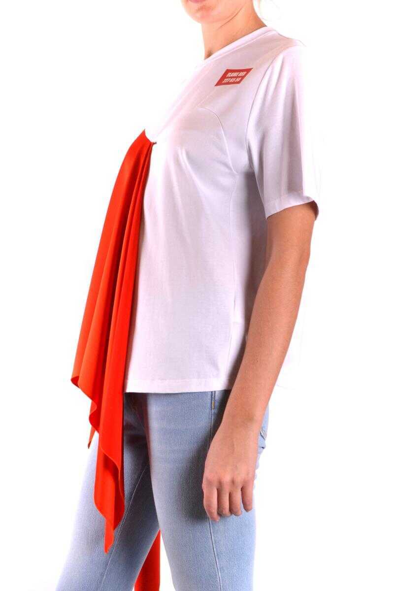 Tricouri MSGM Msgm Tshirt Short Sleeves WHITE Femei (BM 14822788) 3